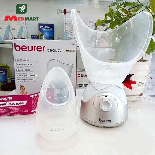 Máy Xông Hơi Mặt Beurer FS 50, Cho Làn Da Căng Mịn, Trẻ Hóa Làn Da [Bảo Hành Chính Hãng 24 Tháng] - Medmart