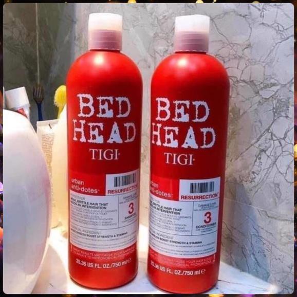 Dầu xả tigi đỏ cao cấp, Dầu gội đầu cặp - Hàng cao cấp thơm, mềm, mượt ..