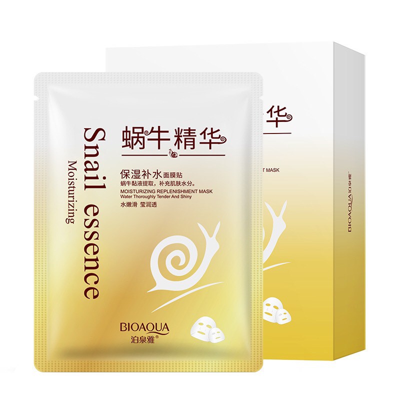 Mặt nạ Bioaqua tinh chất ốc sên nổi tiếng nội địa Trung | BigBuy360 - bigbuy360.vn