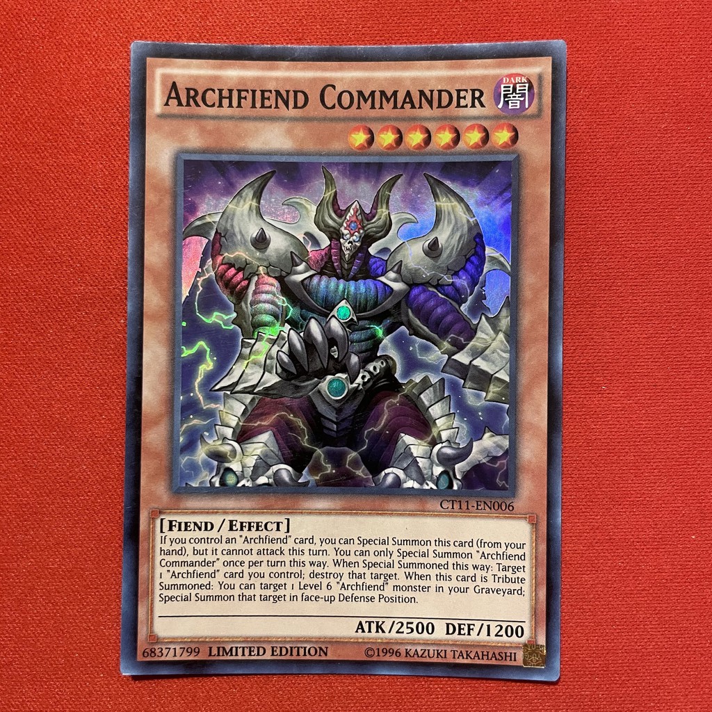 [EN][Thẻ Bài Yugioh Chính Hãng] Archfiend Commander