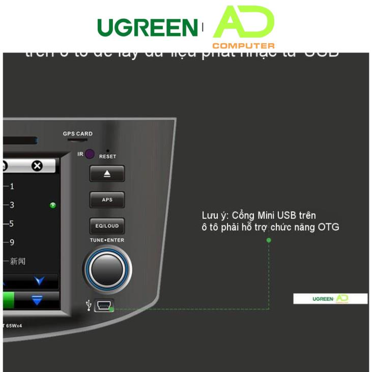 Cáp OTG Mini USB 2.0 UGREEN US249 10383