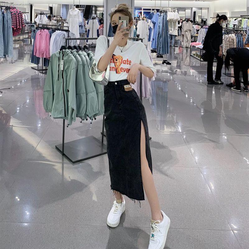 [Mã FADIRECT20 giảm 20K đơn 150K] Chân Váy Jeans Xẻ Tà Thời Trang Dành Cho Nữ | BigBuy360 - bigbuy360.vn