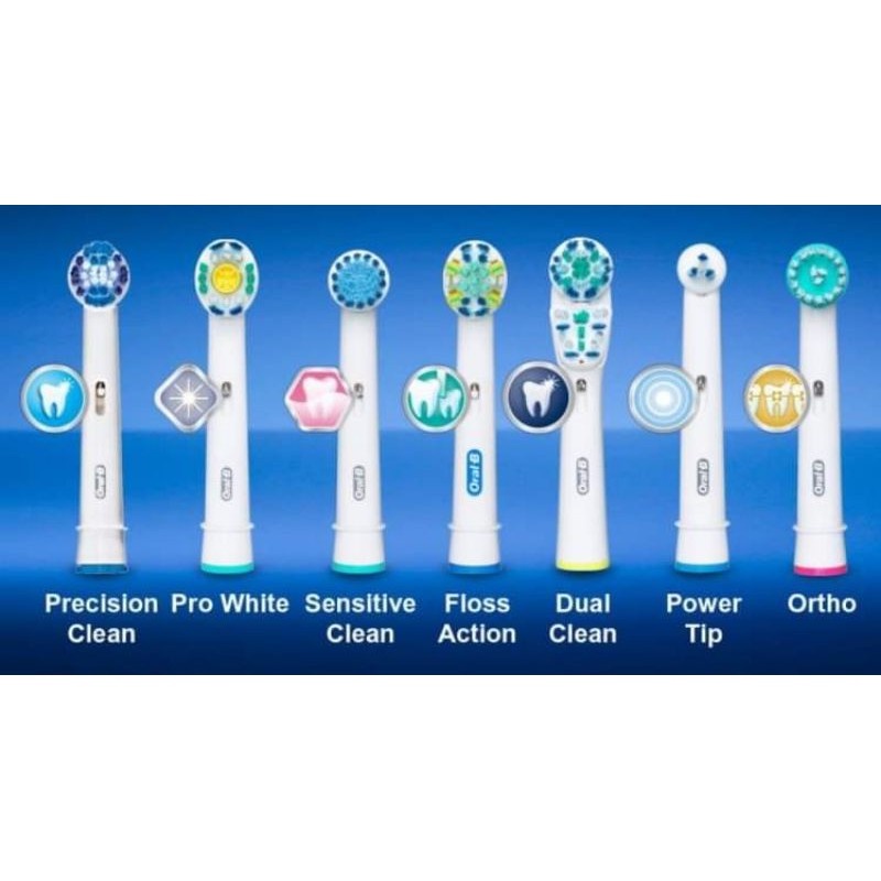 Sét 3 đầu bàn chải điện Oral-B PRECISION CLEAN