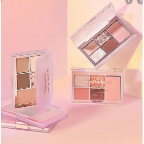 Bảng Màu Mắt Có Nhũ Missha Easy Filter Palette 03 Coralful Race