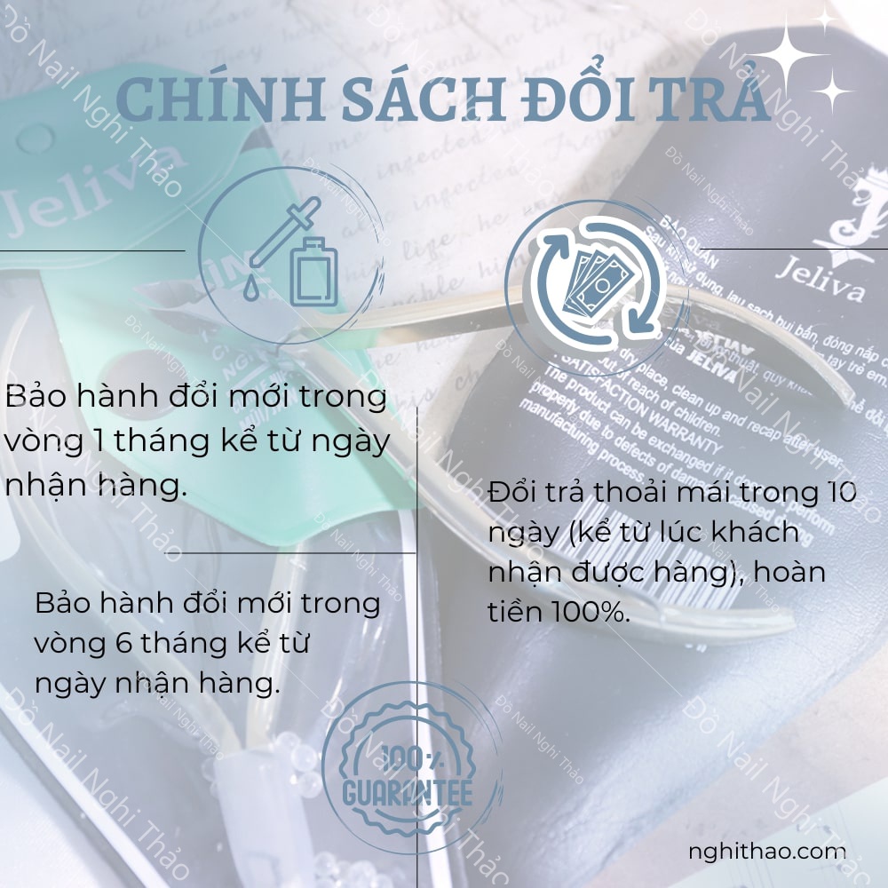 Foil dán móng nail LADURA họa tiết thương hiệu