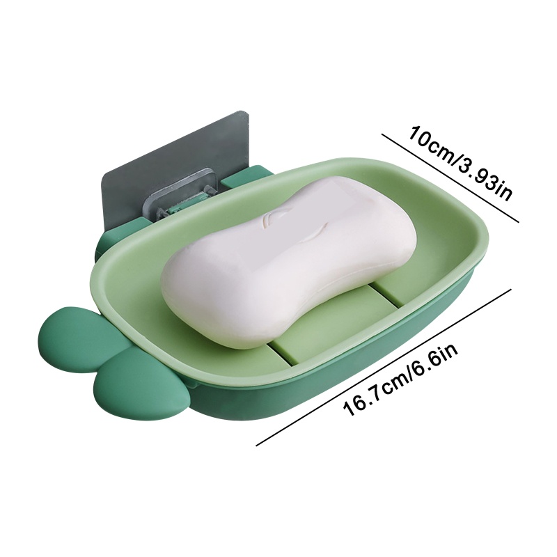 Giá Đỡ Xà Phòng Bằng Nhựa Hình Củ Cà Rốt Dễ Thương