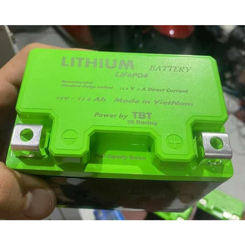 Bình pin lithium 14v7A dành cho các dòng xe Ex135,Ex150,Win,Sonic,Wave,Dream....