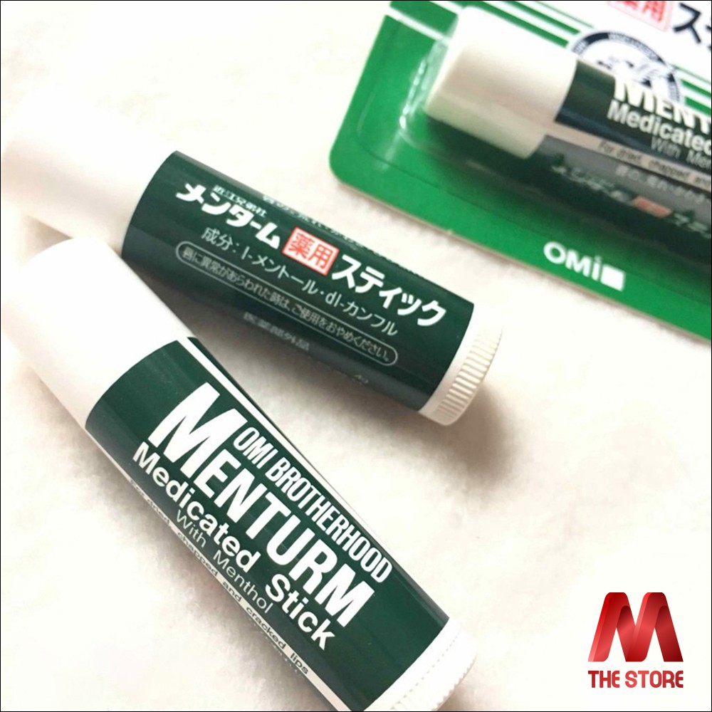 Son dưỡng môi Menturm Omi medicated stick