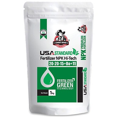 Phân bón CowBoy Brand NPK 20-20-15+Bo+TE (1kg)