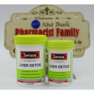 Viên Uống Hỗ Trợ Thải Độc Gan [Úc] Swisse Liver Detox - 60 viên 120 viên