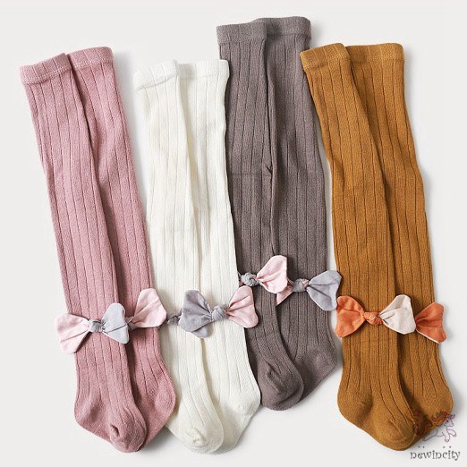 Quần legging phối nơ phong cách thời trang tinh tế cho bé gái