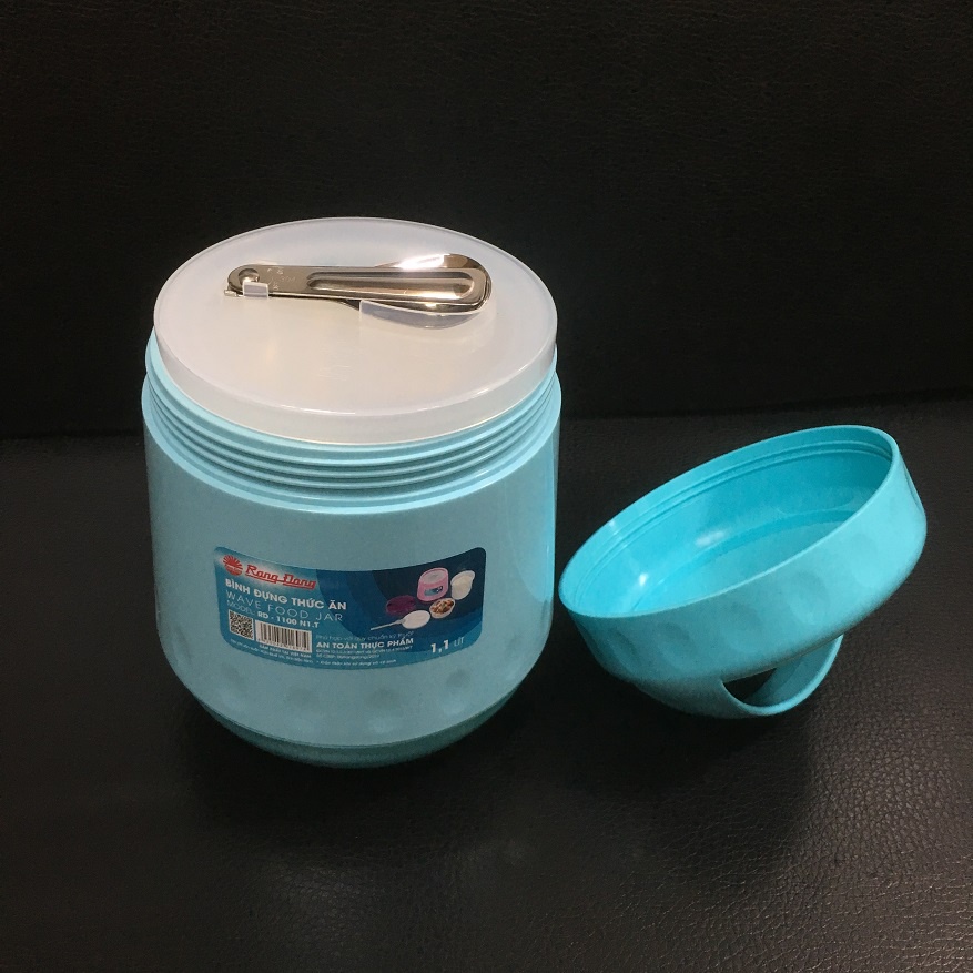 Bình đựng thức ăn, ủ cháo, giữ nhiệt dung tích 1100ml Rạng Đông RD 1100 N1.T