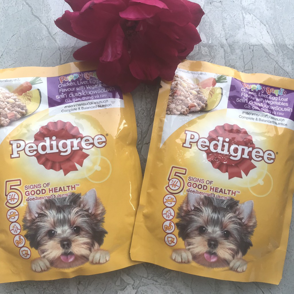 Pate cho cún Pedigree gói 80gr- Đồ ăn vặt cho chó thơm ngon bổ dưỡng.