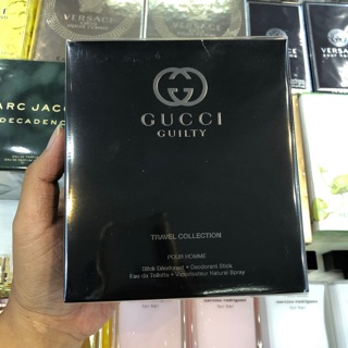 Set Nước Hoa Nam Gucci Guilty Pour Homme 90ml