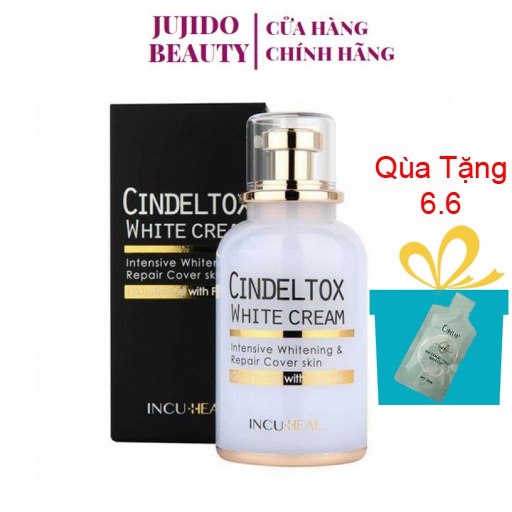 Kem Dưỡng Trắng Da Cindel Tox White Cream 50ml Hàn Quốc Giúp Trẻ Hóa Da, Dưỡng Ẩm, Bổ Sung Collagen