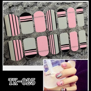 Miếng dán móng tay Silicon - Nail Wraps (14 miếng dán khô)