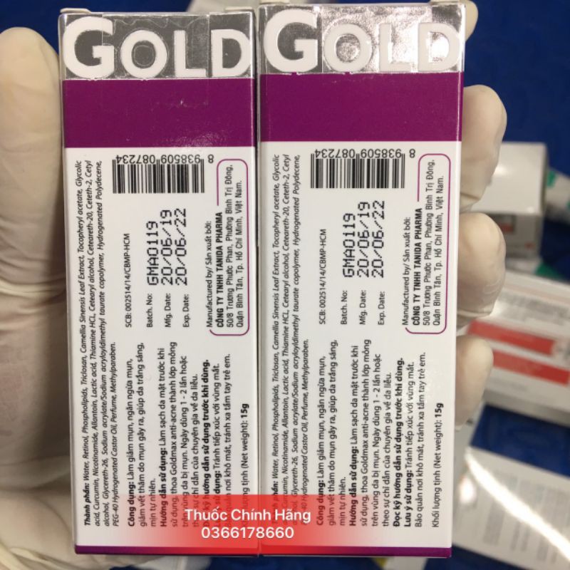 [Chính Hãng] GOLDMAX CREAM 15G