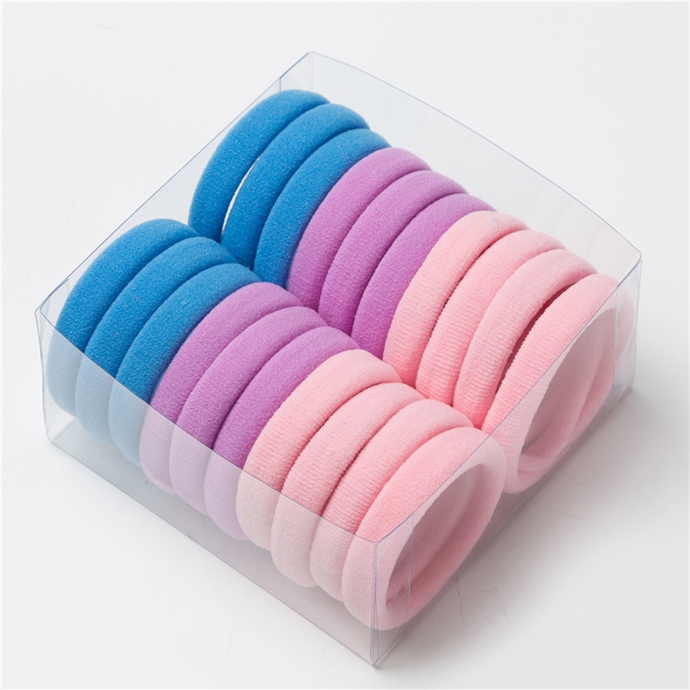 Dây Cột Tóc Đuôi Ngựa Co Giãn Nhiều Màu Sắc Cho Nữ