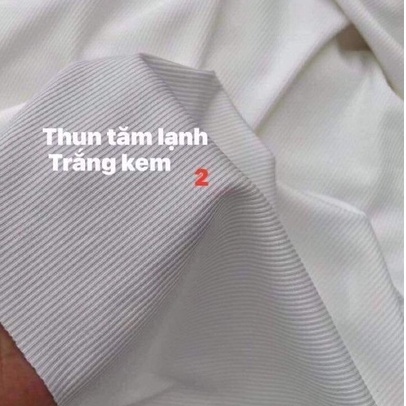 Vải thun tăm lạnh 18 màu cao cấp mịn, may áo, đầm khổ 1.4m (hàng xuất dư)