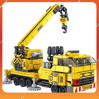 Bộ đồ chơi lắp ráp lego xe cần cẩu 12in1 571 chi tiết