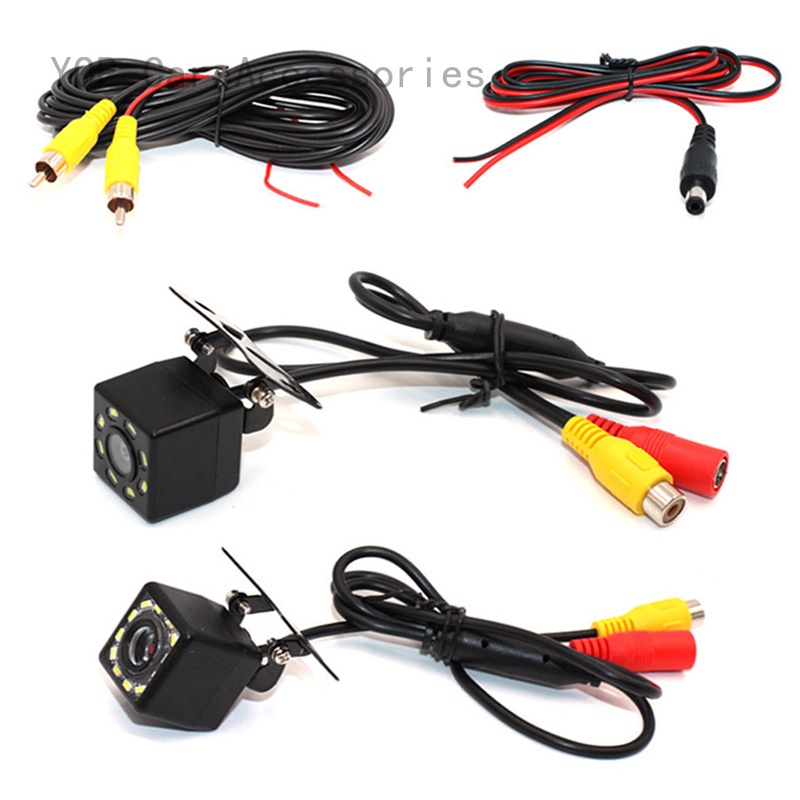 Camera sau 12 bóng LED HD góc rộng màu sắc rõ ràng chống thấm nước