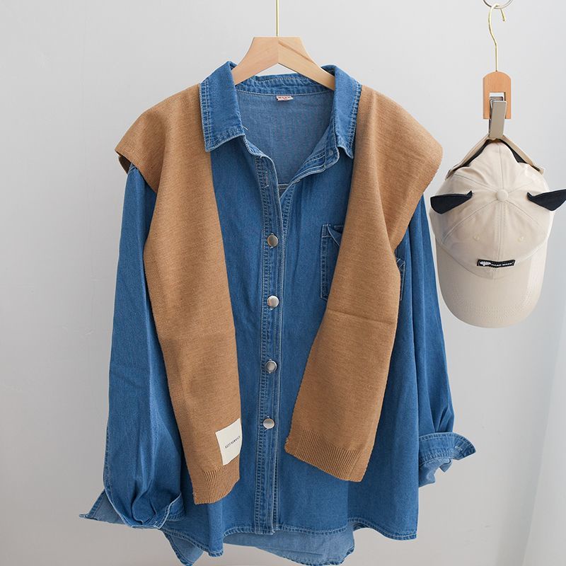 Khăn Choàng Dệt Kim Thời Trang Xuân Thu Cho Nữ