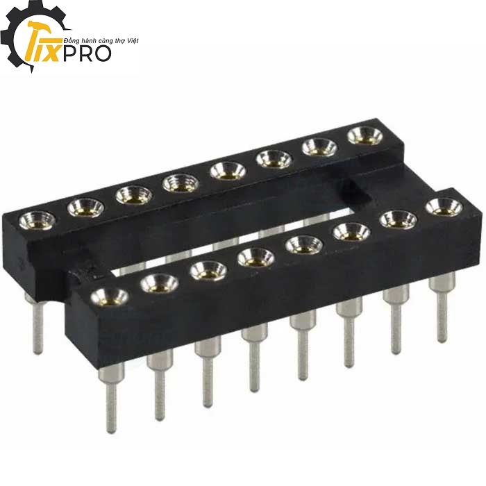 Đế IC 16 chân DIP-16 loại tròn