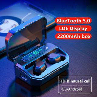 Tai Nghe Bluetooth 5.0 Không Dây Điều Khiển Bằng Giọng Nói Cho Ios/Android