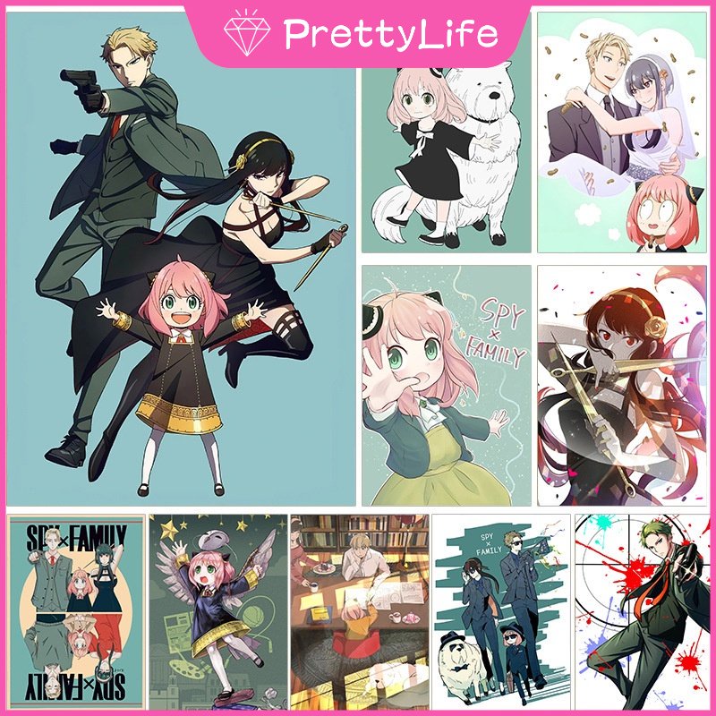 Bộ Tranh Đính Đá 5D Tự Làm Kích Thước 30X40Cm Hình Anime