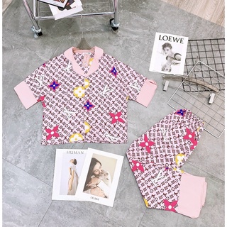 Bộ Đồ Ngủ Nữ Cánh Dơi Pyjama Lụa Mango Mềm, Mướt, Thấm Hút Mồ Hôi