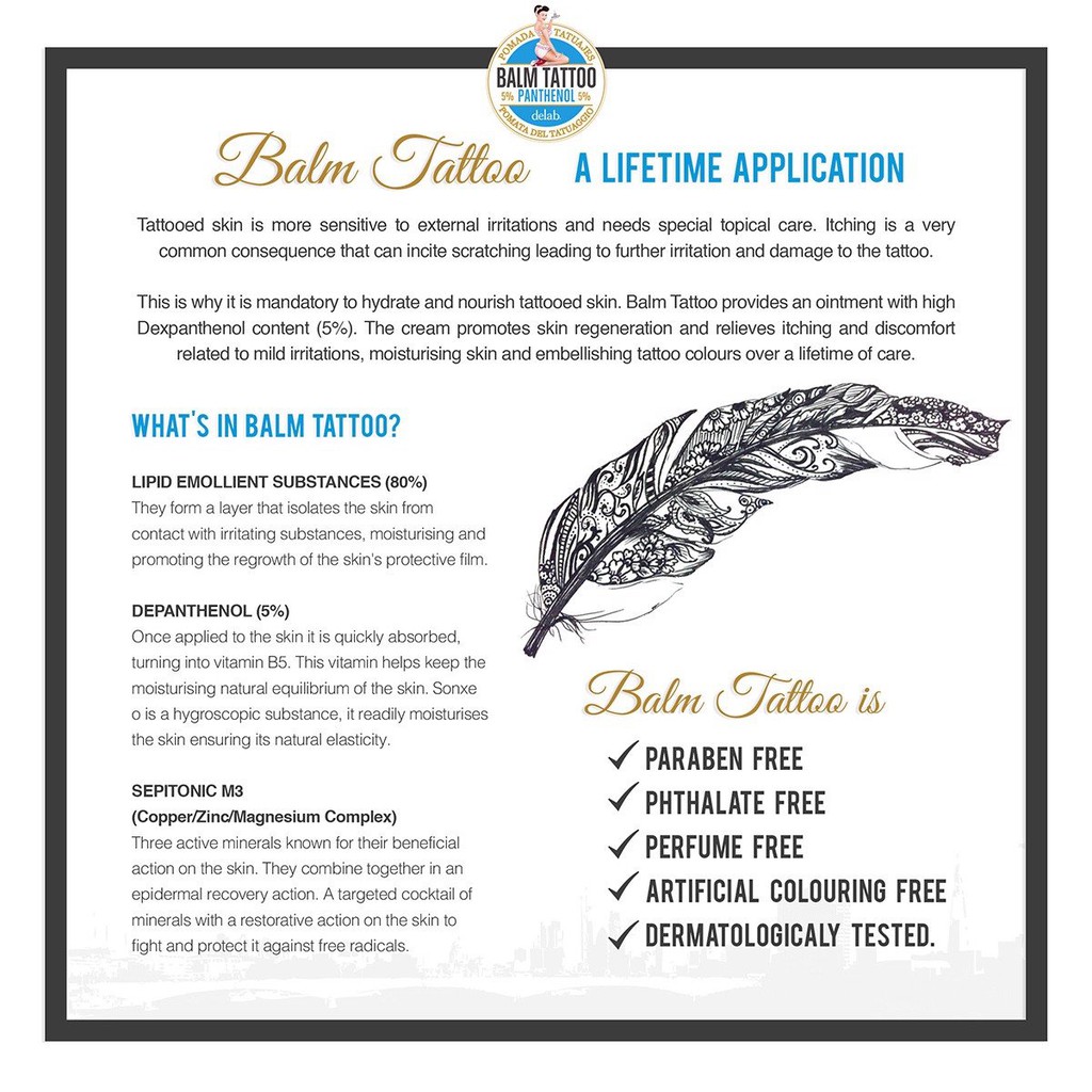 Balm Tattoo Dưỡng Hình Xăm Gói Nhỏ 3g - Original