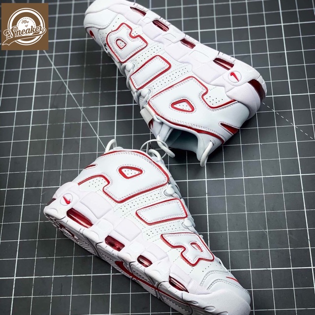 XẢ GẤP Xả Xả | Bán Chạy | Giầy thể thao Air Uptempo red white đỏ trắng thời trang dạo phố KHO Xịn Nhẩt new 🍀 Xịn L : : ,