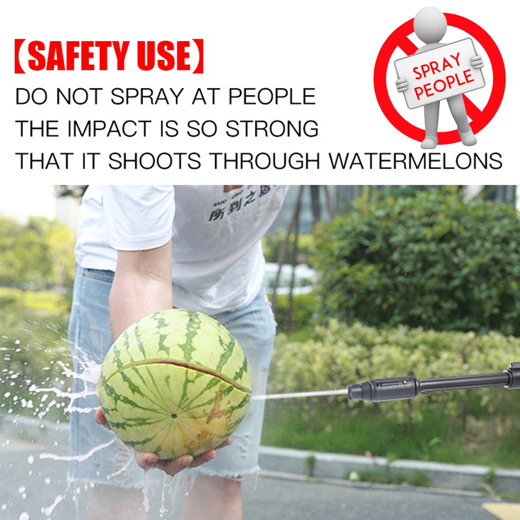 Máy rửa xe áp lực cao không dây 1500w 88vf súng phun máy làm sạch nước máy tạo bọt súng nước điện có thể sạc lại