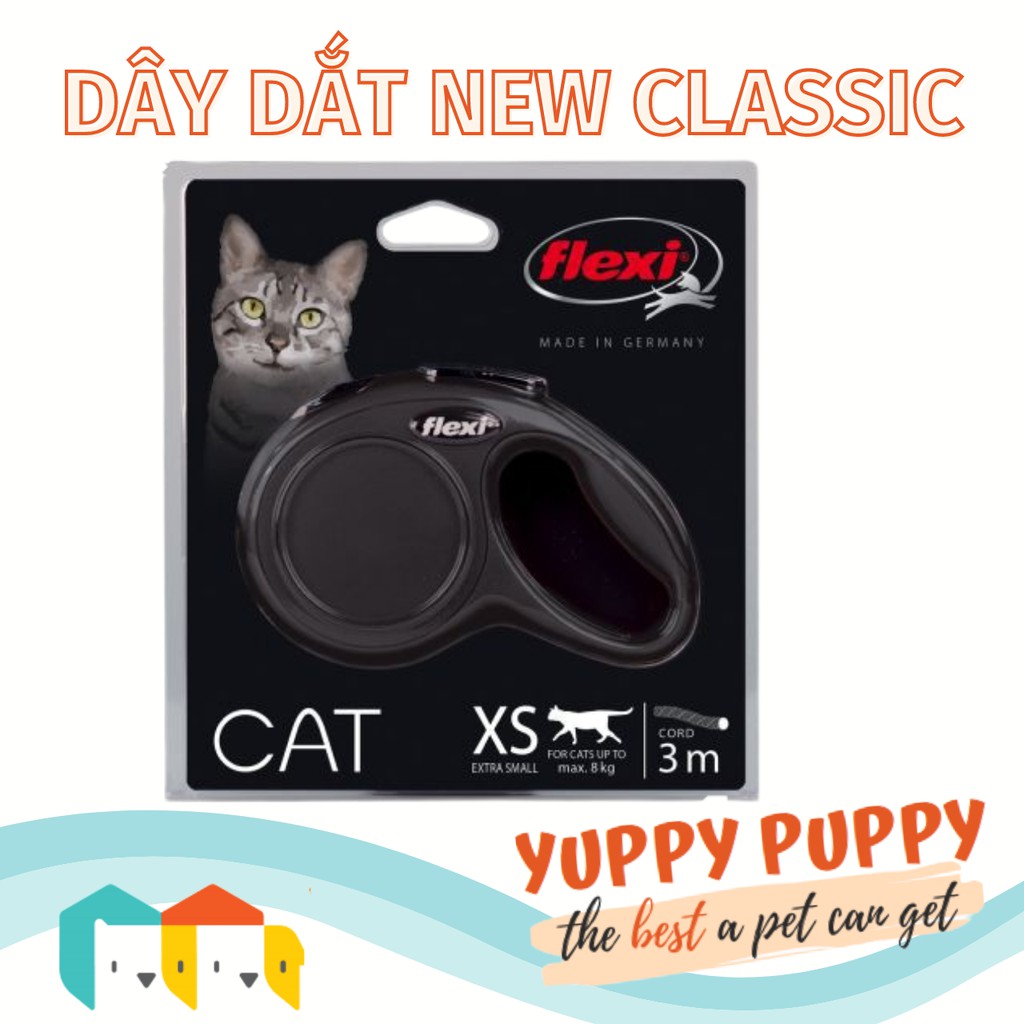 Flexi dây dắt New Classic 3 mét cho động vật nhỏ &lt; 8kg