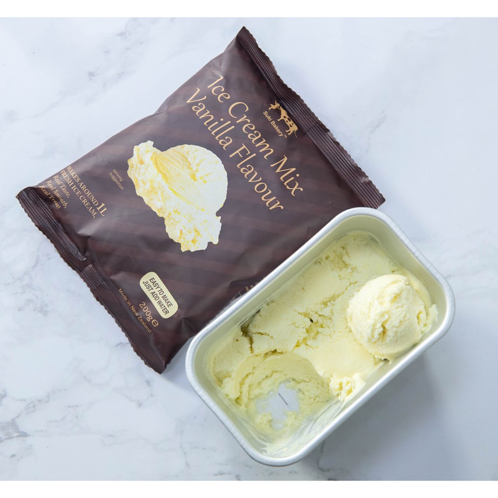Bột Làm Kem - Bột Làm Kem New Zealand Hương Vani Suki Bakery gói 200g