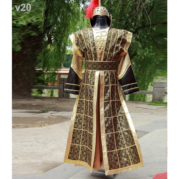 ☼✴﹍Trang phục lính cổ nam canh áo giáp đồng tướng quân biểu diễn opera Hanfu phụ nữ