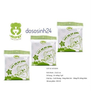 Mipbi - Lót phân su sơ sinh 30 miếng cao cấp