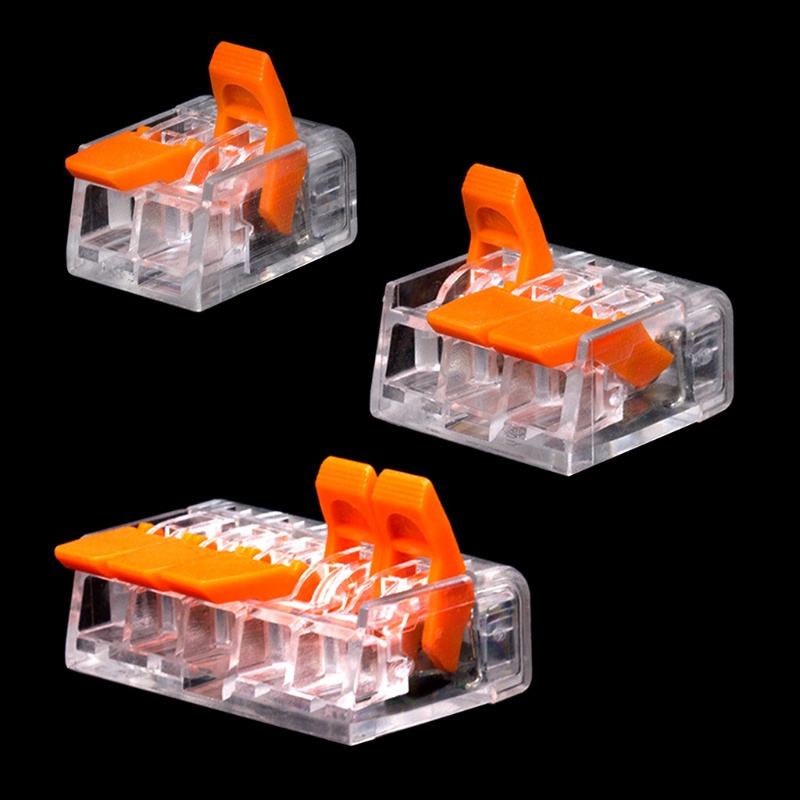 Bộ 75 Đầu Nối Dây Điện 2 Cổng 3 Cổng 5 Cổng Mini Tiện Dụng