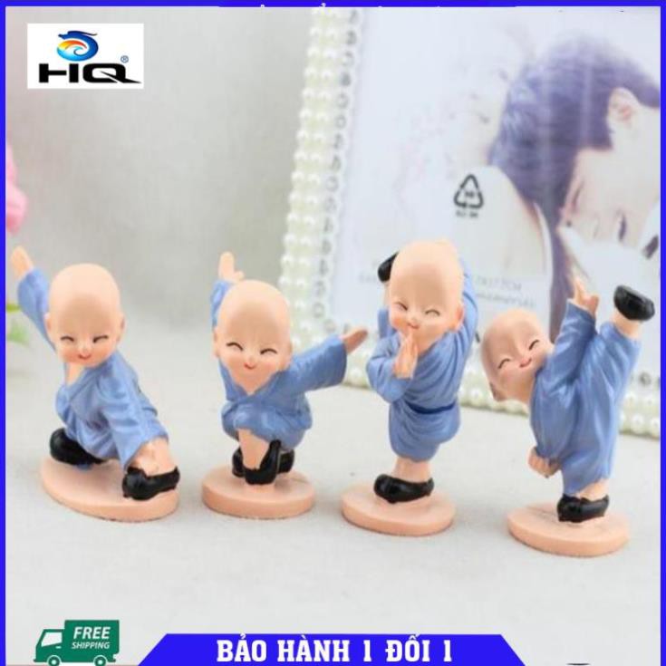 ❤️ Bộ 4 tượng chú tiểu luyện công - 206670 ❤️