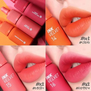 (Màu 14,15,16) Son kem lì Peripera Ink V.elvet Lip Tint dưỡng môi mềm mịn, siêu lì - HONGS BEAUTY