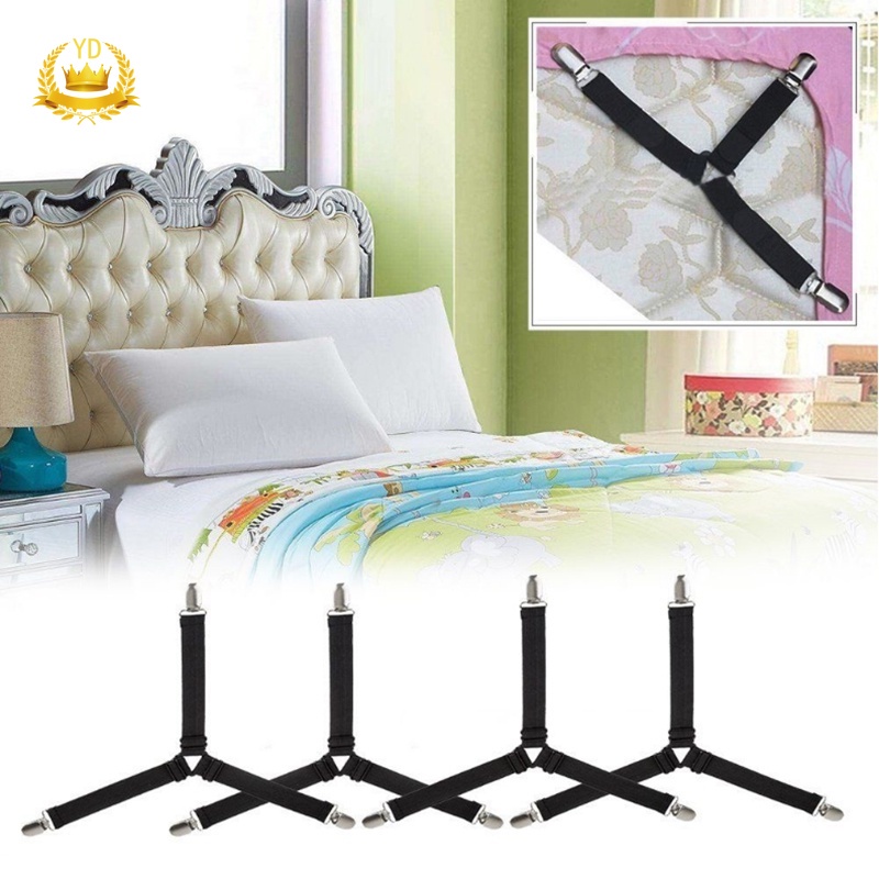 Set 2 Dây Kẹp Cố Định Ga Giường Hình Tam Giác Tiện Dụng