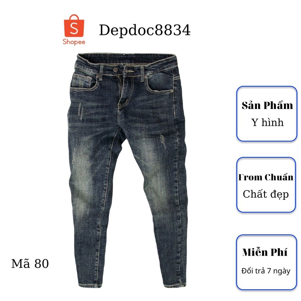 Quần jean nam cao cấp, chất liệu bò ( jean ) mềm mịn, from chuẩn, có nhiều mẫu đẹp mới đi kèm depdoc23 | BigBuy360 - bigbuy360.vn
