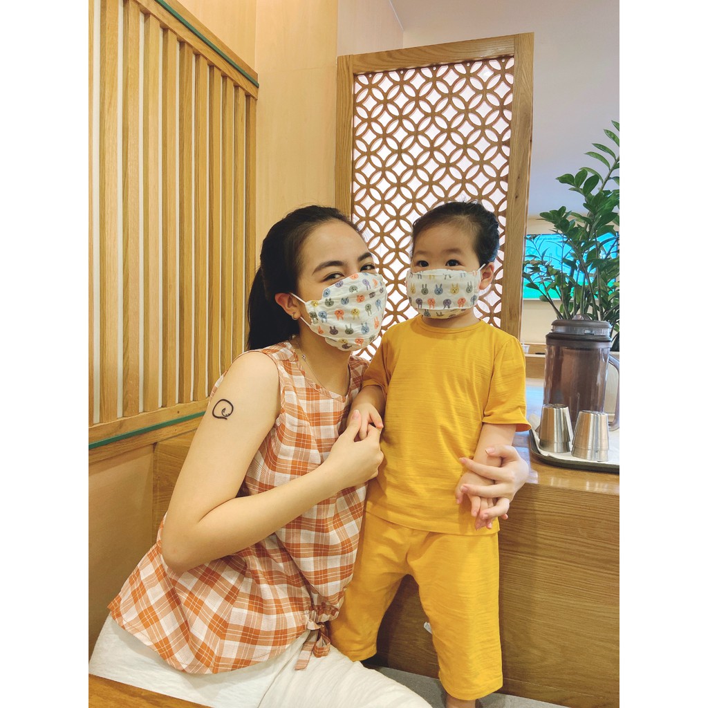 Khẩu trang vải 3 lớp gấp gọn cho bé và người lớn Ramé | BigBuy360 - bigbuy360.vn