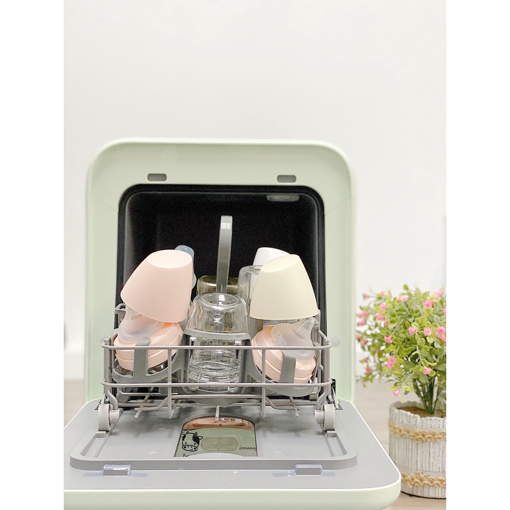 Máy rửa bình sữa Agii 03 cao cấp 4in1 NEW, rửa bình, sấy khô, tiệt trùng UV, lưu trữ - BH 12 THÁNG CHÍNH HÃNG