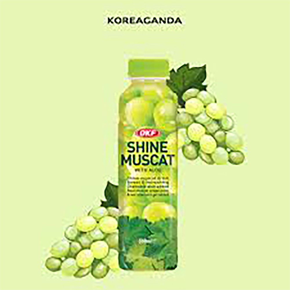 NƯỚC ÉP TRÁI CÂY KÈM THẠCH NHA ĐAM OKF 500ML DATE T8/2022 | BigBuy360 - bigbuy360.vn