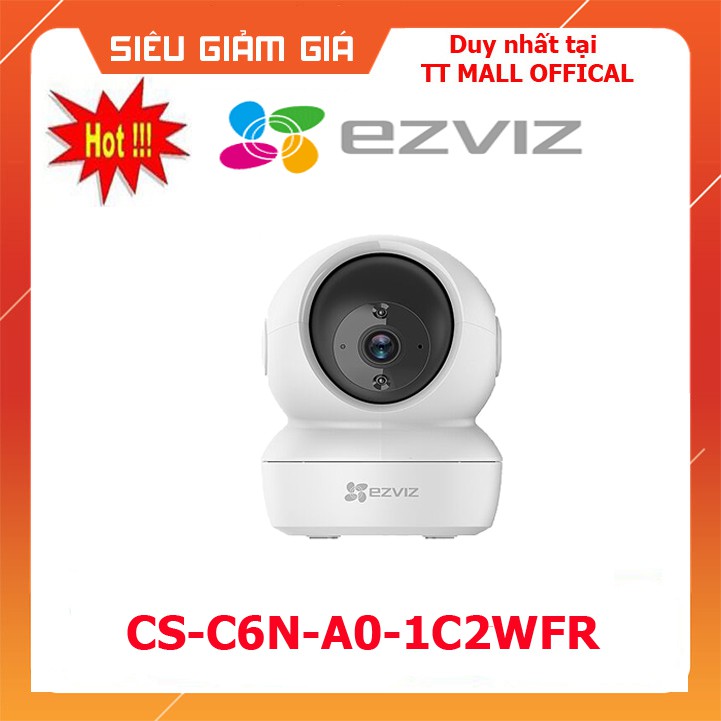 Camera ip wifi không dây EZVIZ CS-C6N-A0-1C2WFR FULL HD 1080P- hàng chính hãng