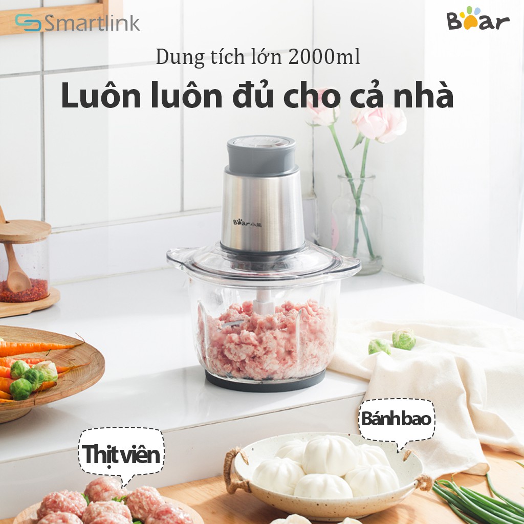 Máy XayThực Phẩm Đa Năng Bear QSJ-B03Y7 - Hàng Chính Hãng - Bảo Hành 18 Tháng