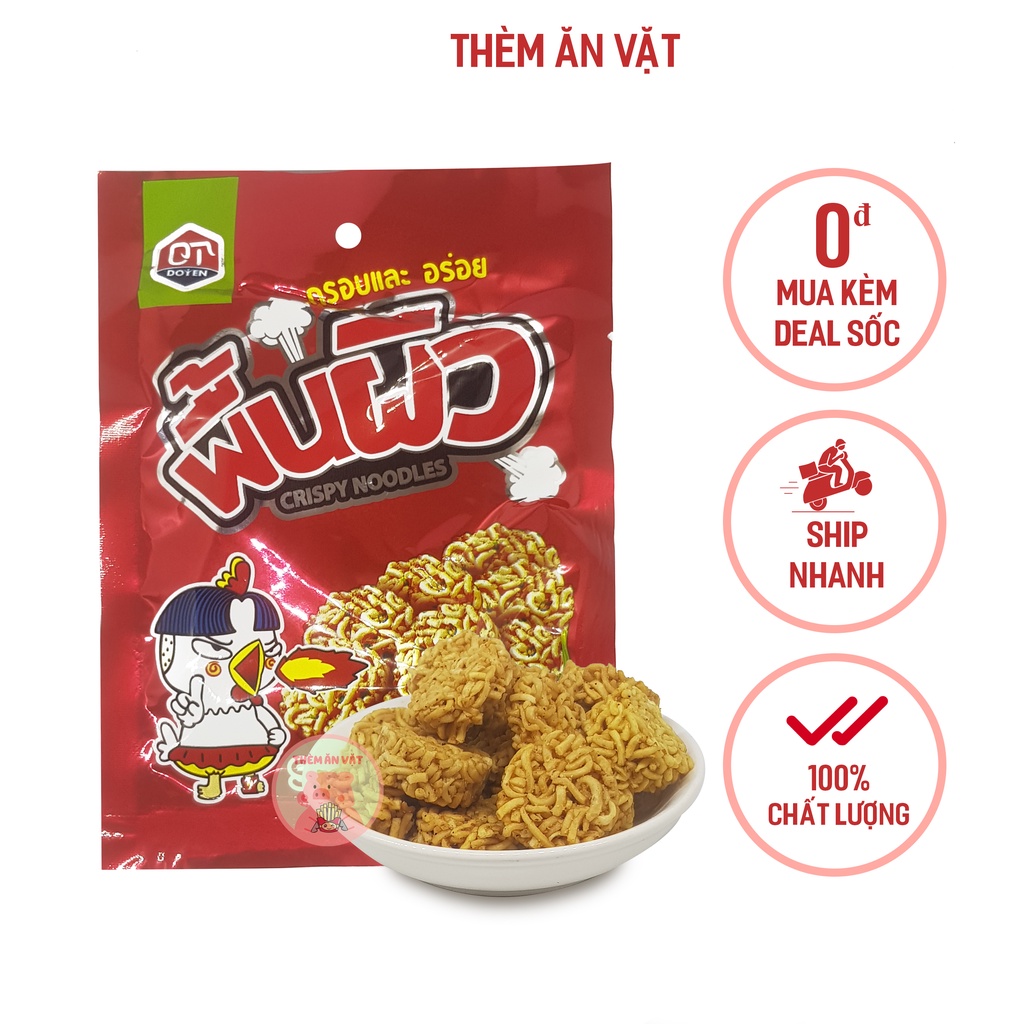 Mỳ Tôm Viên Thái Lan, Snack Trẻ Em Hương Vị Siêu Ngon