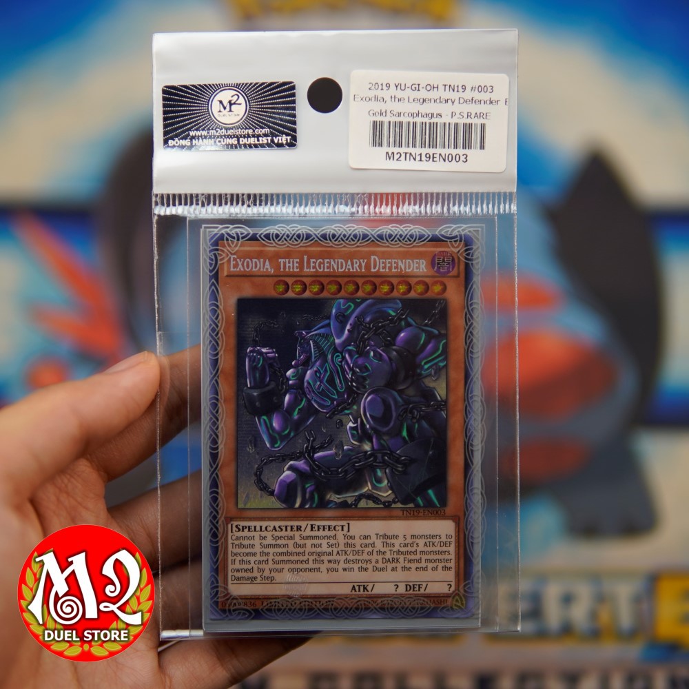 Lá bài Yugioh TN19-EN003 -Thần sức mạnh Exodia the Legendary Defender - Prismatic Secret -  Bảo quản M2SCCQ-LITE