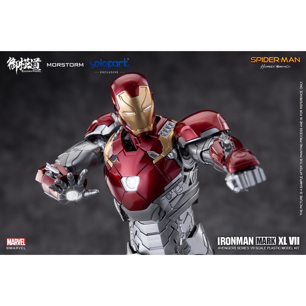 Mô hình lắp ráp 1/9 Scale IRON MAN MK47 PLAMO  Morstorm E-Model